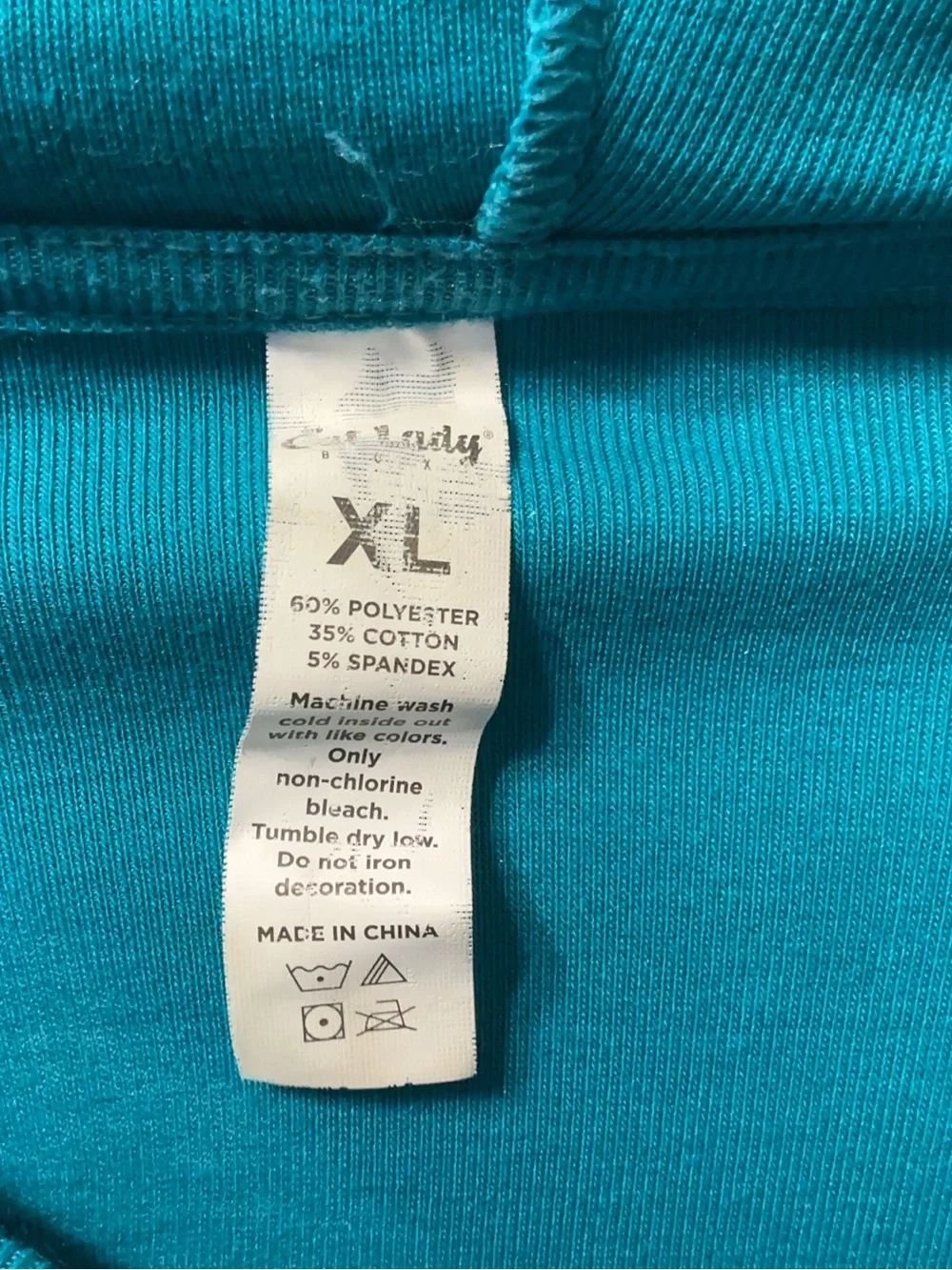 Teal Zip-Up Hoodie with Cat Logo